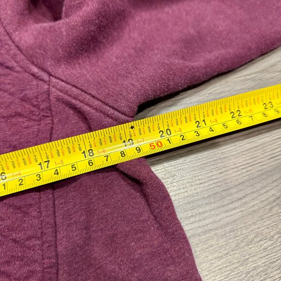 L.L. Bean Women's Quilted Quarter-Zip Pullover - Purple - Picture 5 of 6